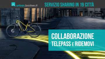 TelePass e RideMovi collaborano per ampliare il servizio di Bikesharing in 19 città italiane nel 2022