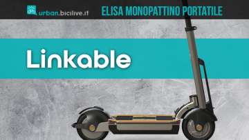Il nuovo monopattino elettrico pieghevole Linkable Elisa 2023