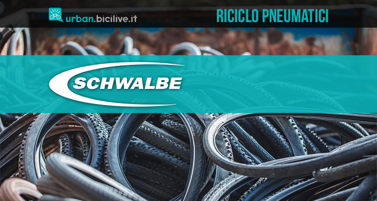 L'operazione di riciclo pneumatici per biciclette di Schwalbe 2023