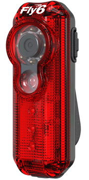 La videocamera posteriore con luce lampeggiante Fly6